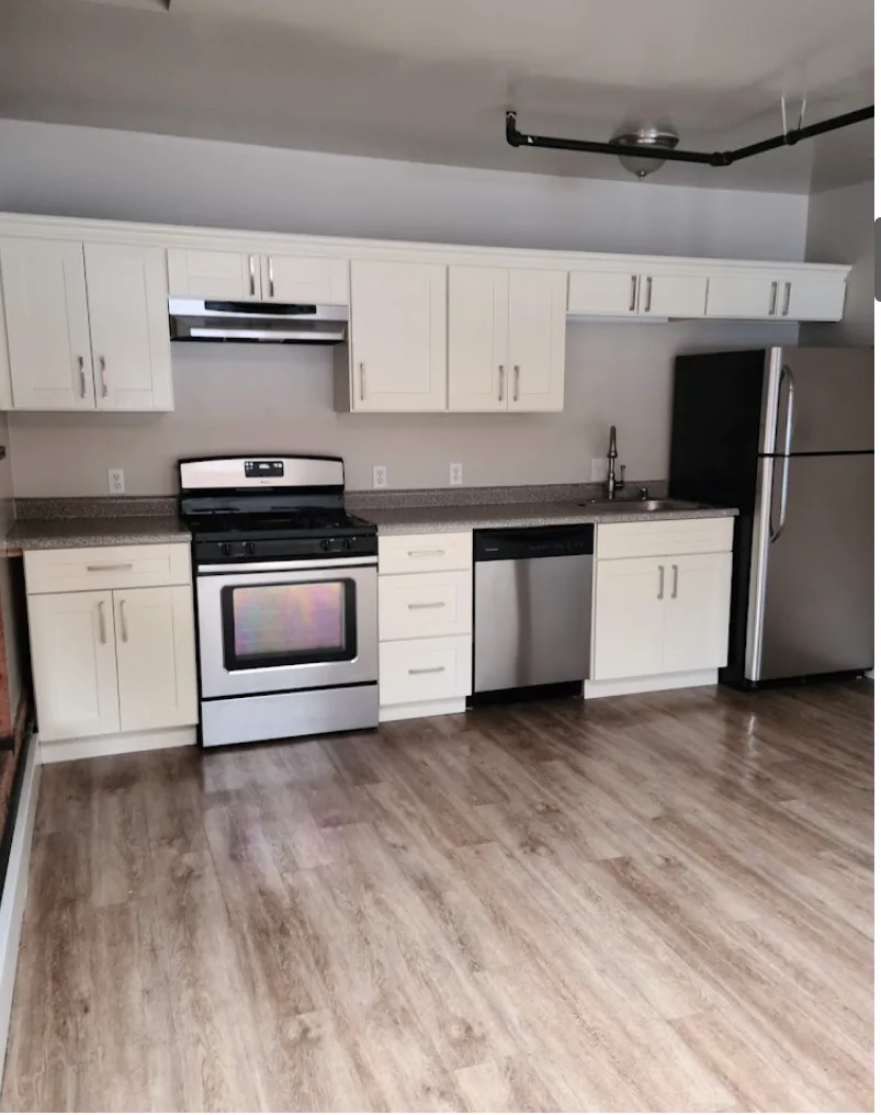 Kitchen cleaned and ready for use, from the Espino photo collection